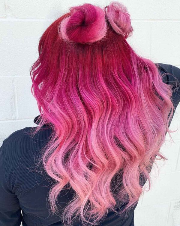 A Mermaid Pink Ombre