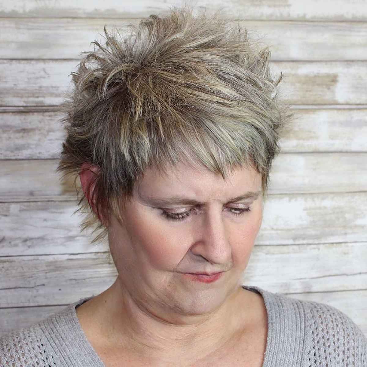 Messy Pixie with Spiky Top