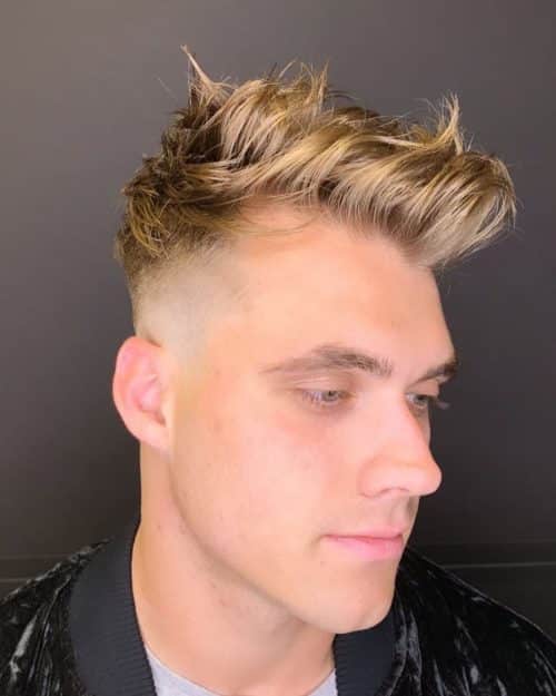 Edgy Messy Side Part for Men