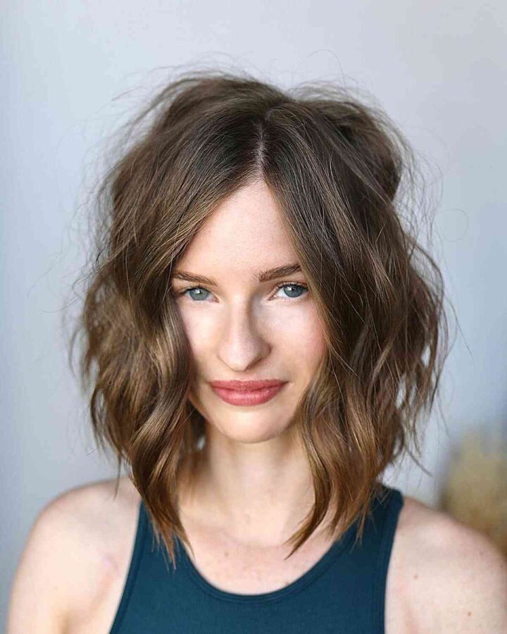Textured Lob Haircuts Are Trending, Here Are The 51 Coolest Examples