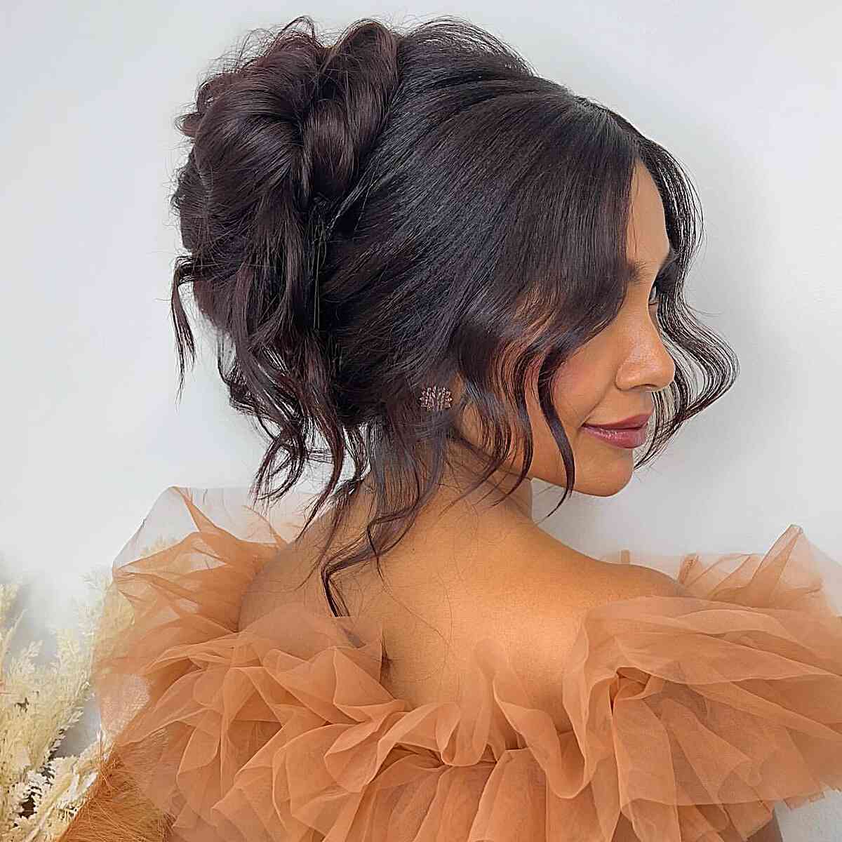 Messy Updo Hairstyle