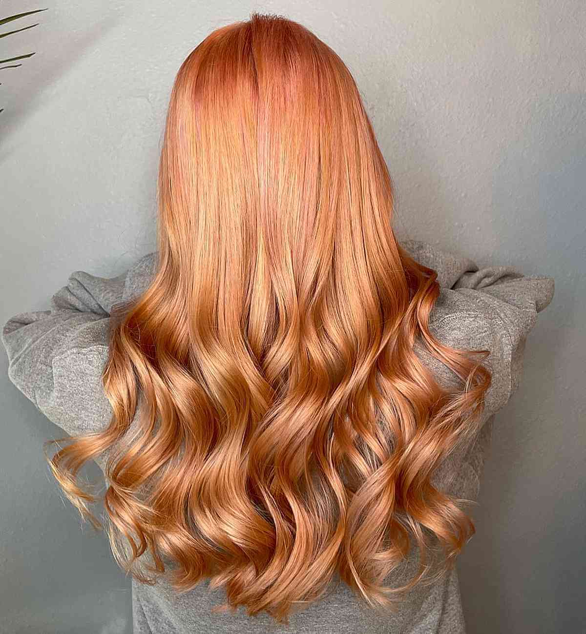 Metallic Rose Gold Haircolor