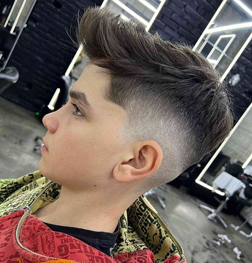 Mid Fade And Quiff For Boys 861x900 