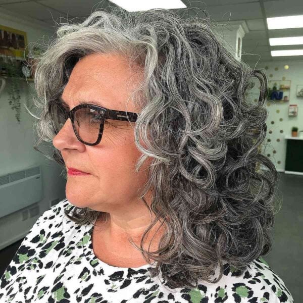 36 Most Ideal Hairstyles for Women Over 60 with Glasses