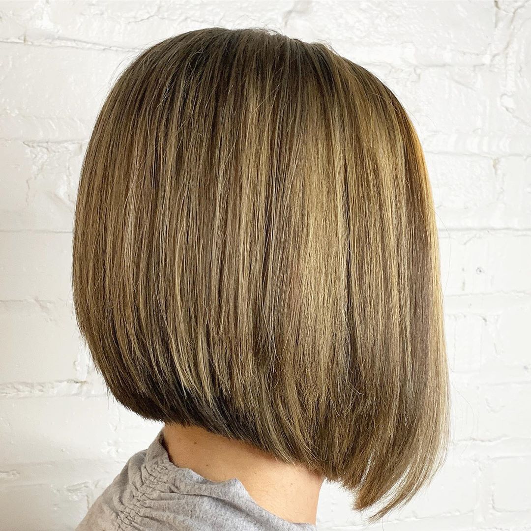 Mid-Length Inverted Bob with Undercut