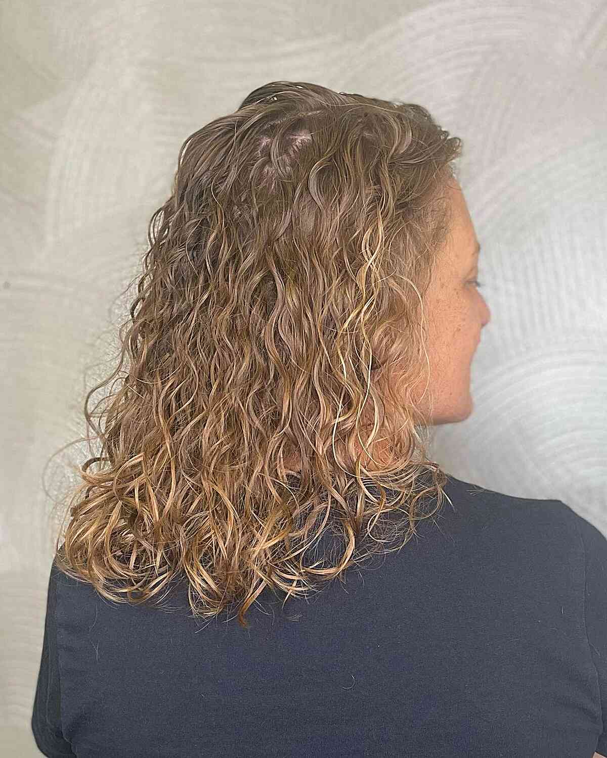 Mid-Length Permanent Soft Curls