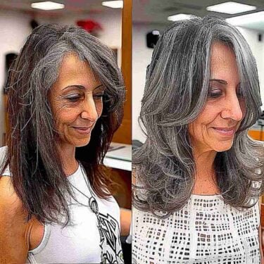 54 Youthful Medium-Length Hairstyles for Women Over 50