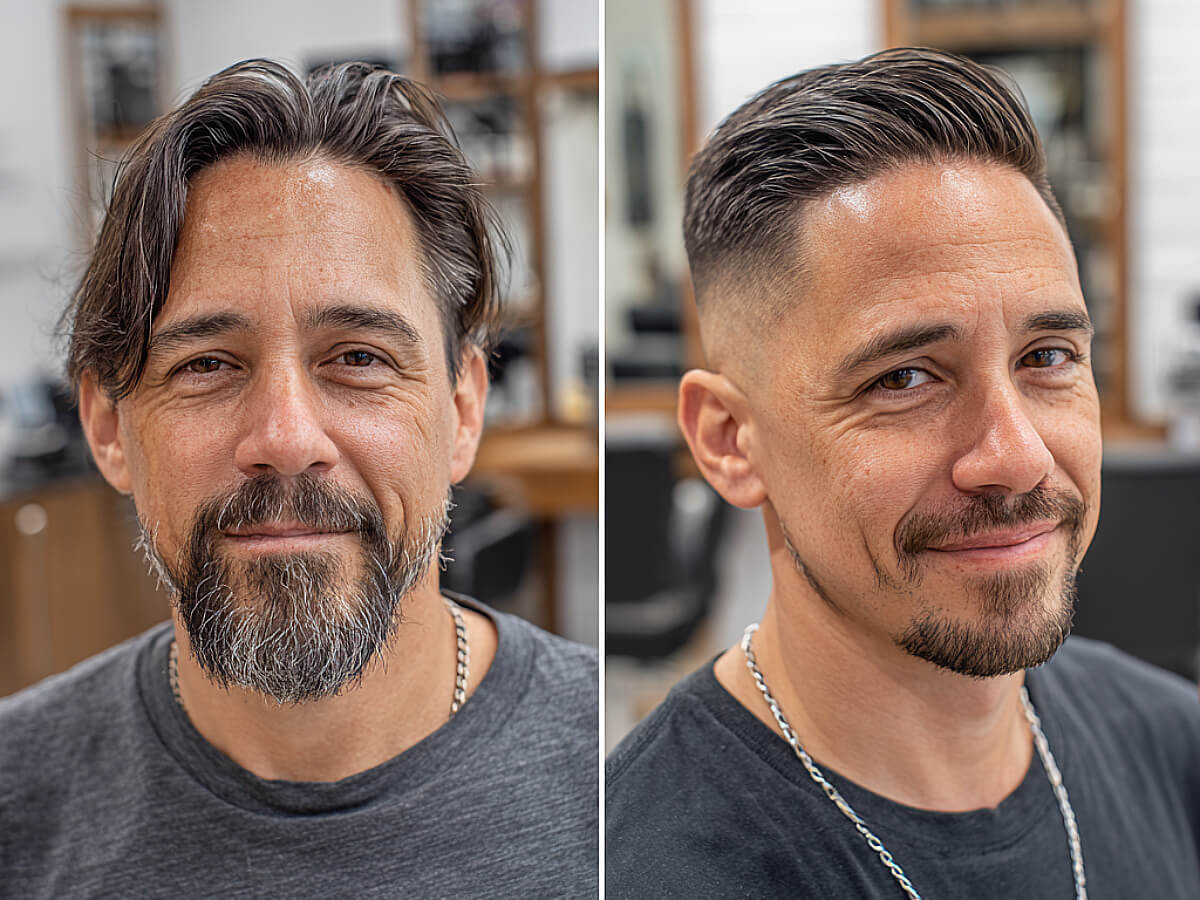 Mid taper fade haircuts for men