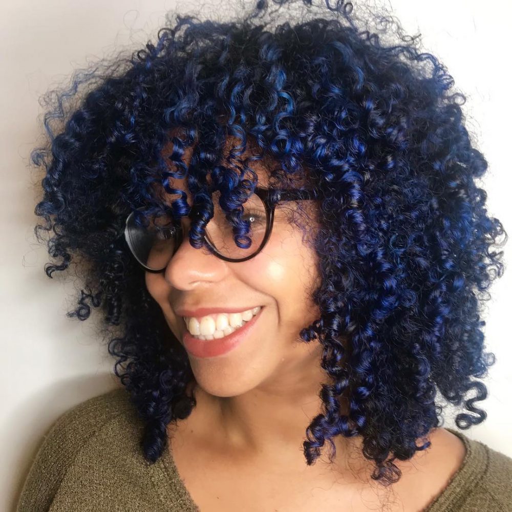18 Stunning Midnight Blue Hair Colors to See in 2024