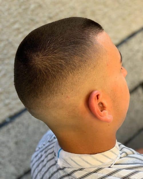 Classy Military Buzz Cut for Guys