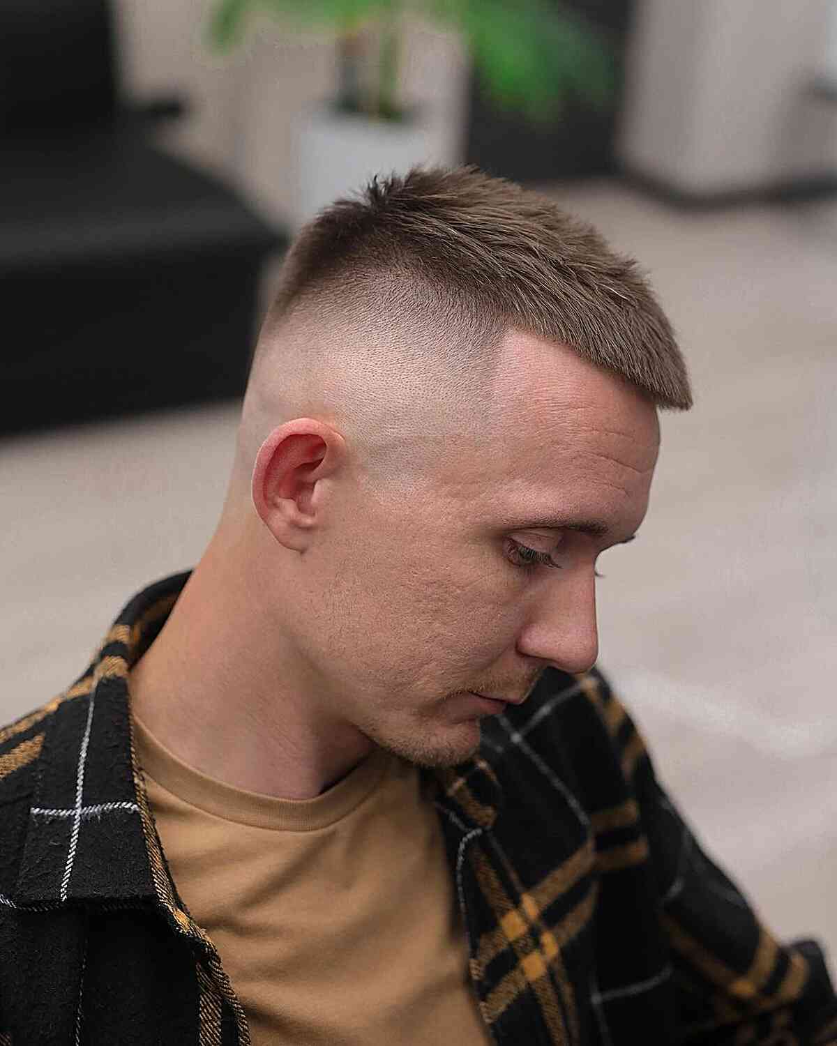 Military Very High Faded Cut for Men
