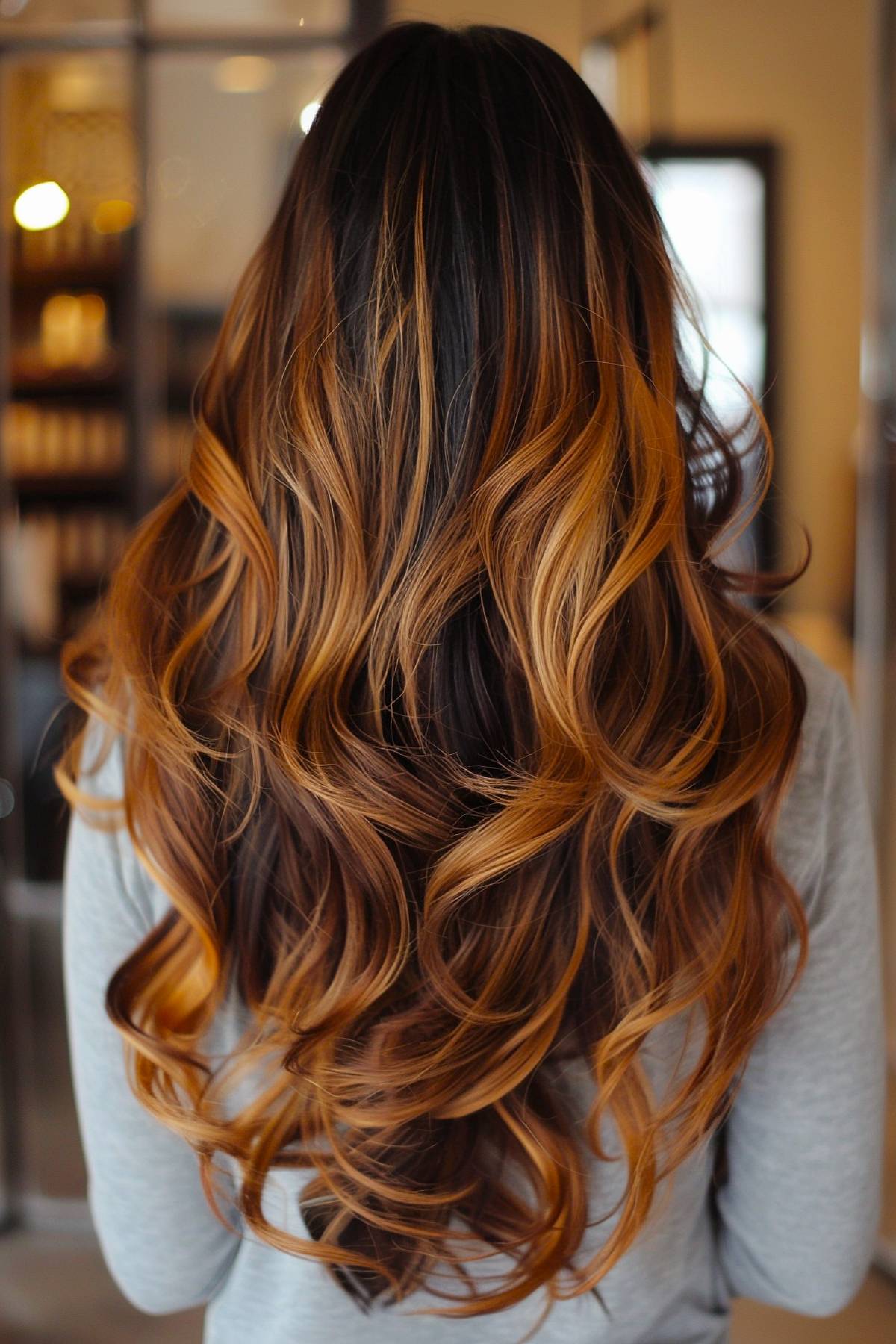 MochaMelt brown balayage