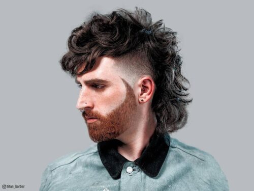 Modern mullet haircuts for men