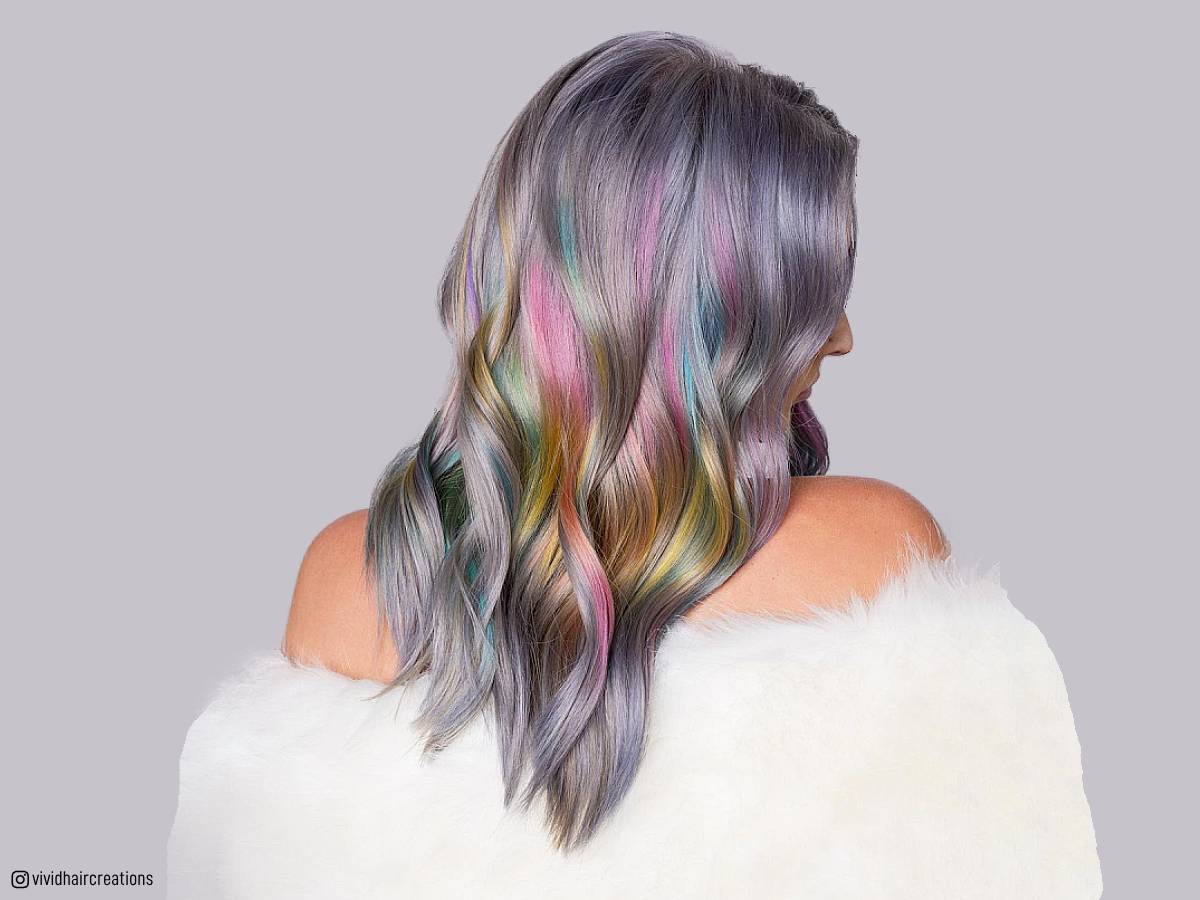 Most extraordinary holographic hair colors