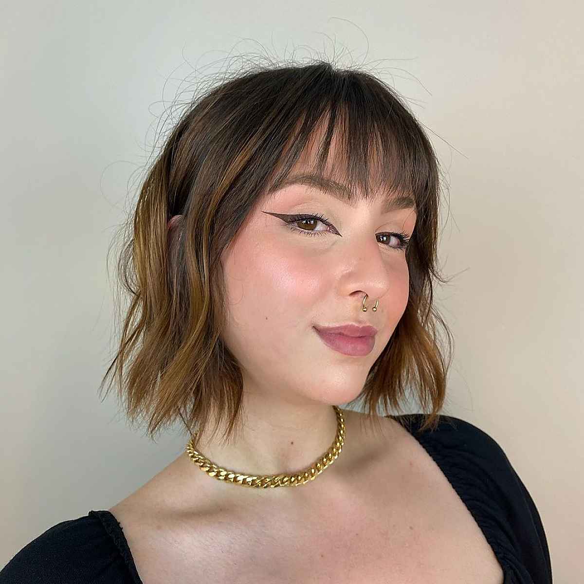 waves and wispy bangs