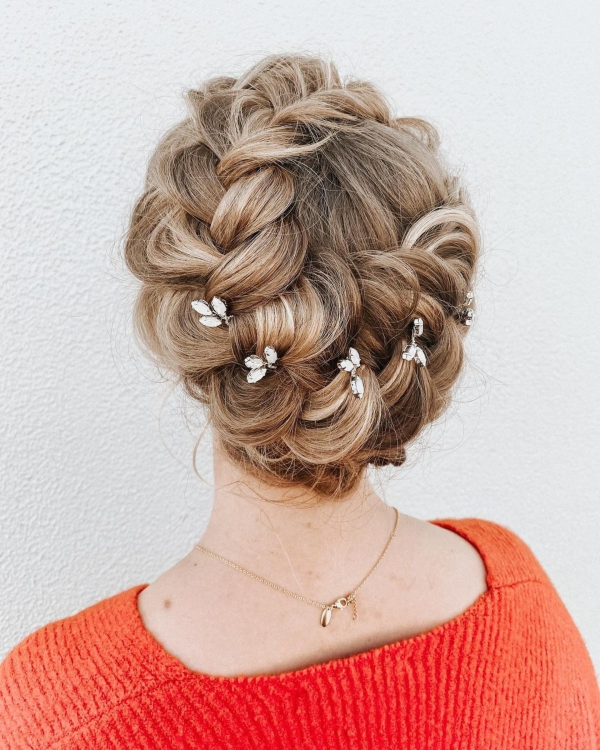 Accessorized Boho Crown Braid