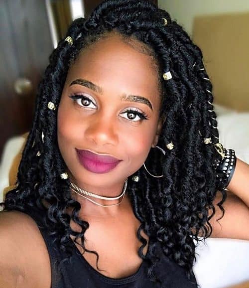 Adaptable crochet braids twist