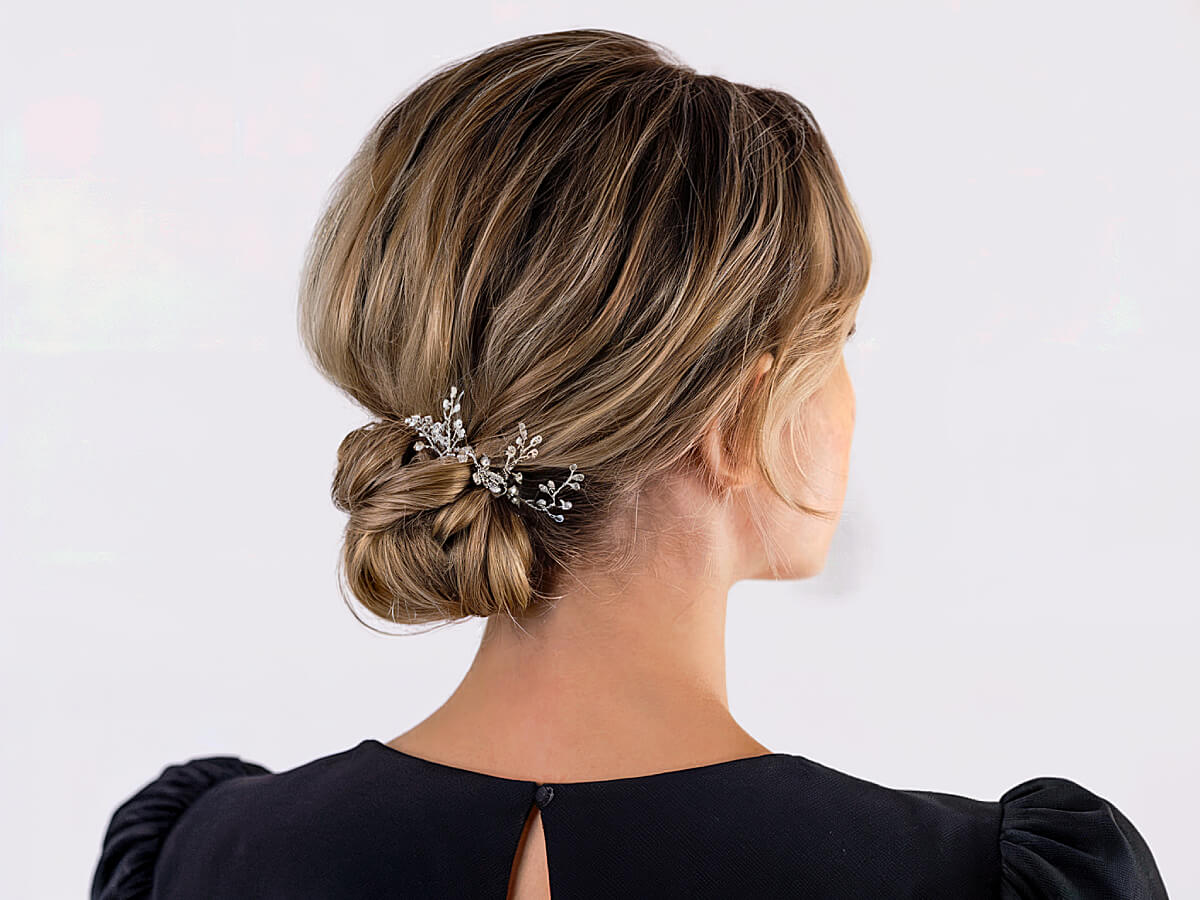 Adorable updos for medium-length hair