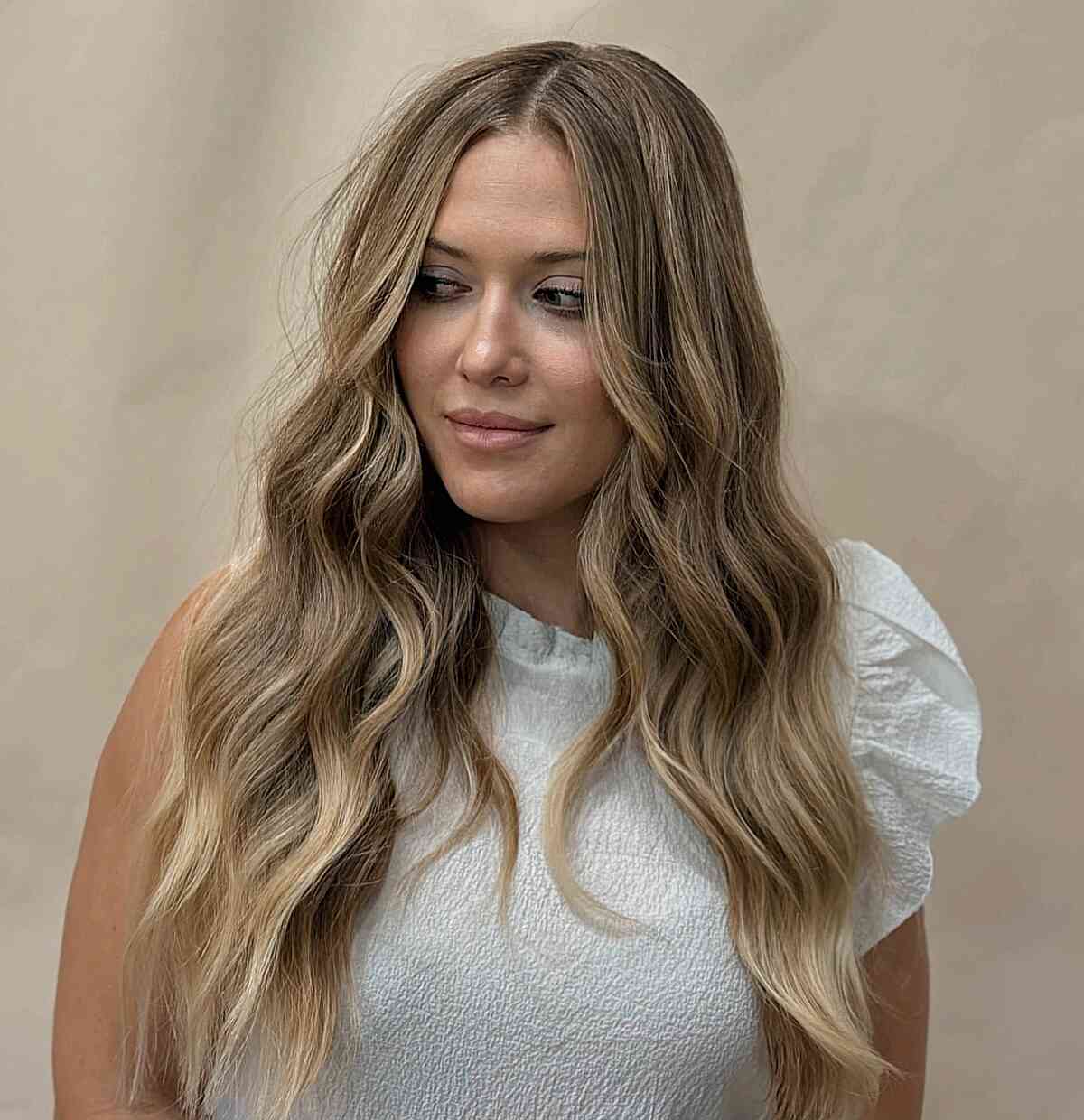 Almond Vanilla Bronde Dishwater Hair Color