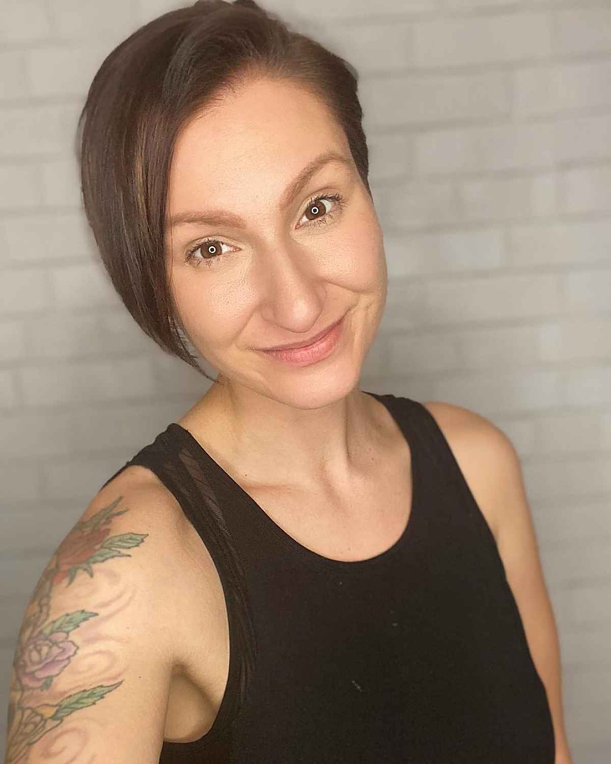 Asymmetrical Pixie Hairstyle