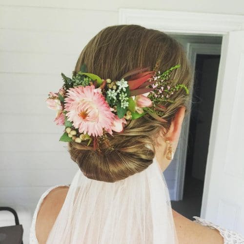 Australian-Inspired Chignon hairstyle