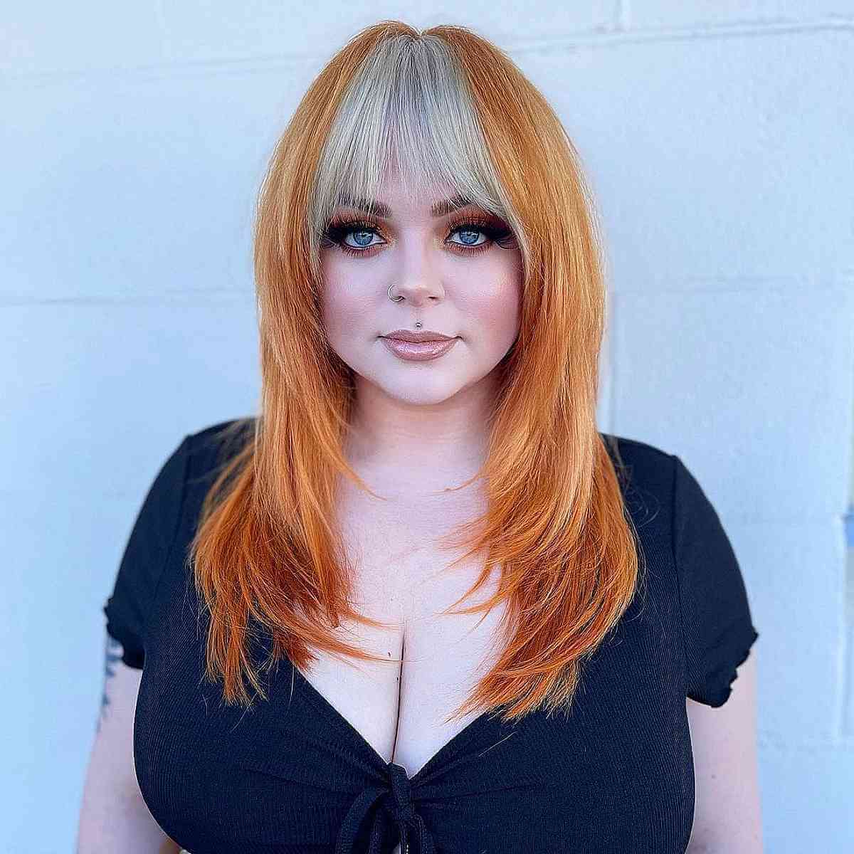 Bangs with a Face-Framing Straight Shag
