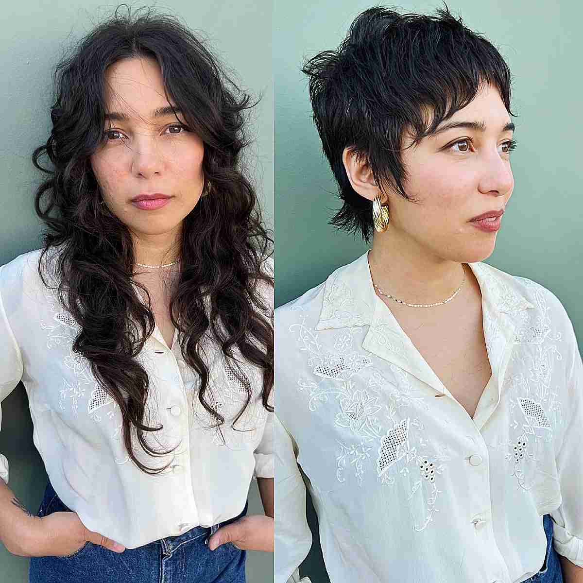 Beautiful Razor Cut Transformation