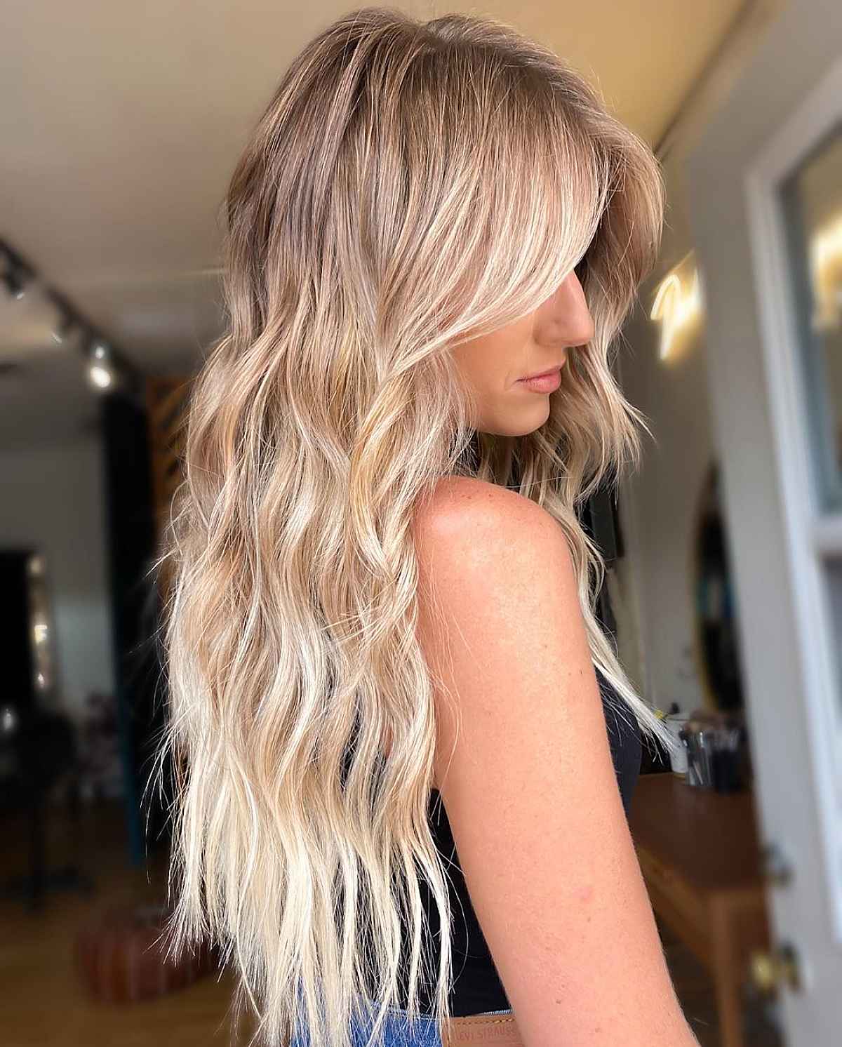 stunning brown to golden blonde hair extensions