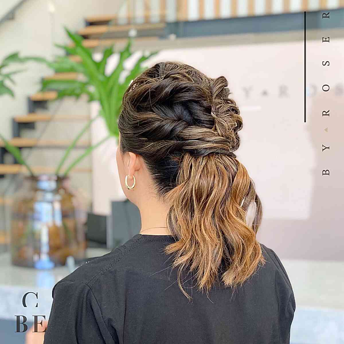 Beautifully Complex Yet Effortless Ponytail Hairstyle