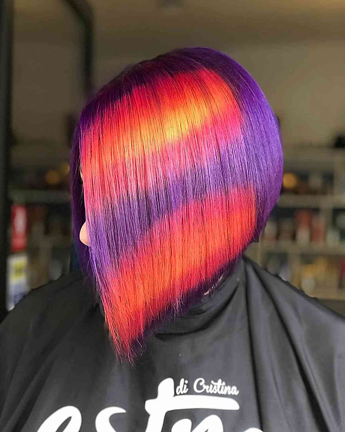 Bold Hair Color Arrangement for women with adventurous hairstyles