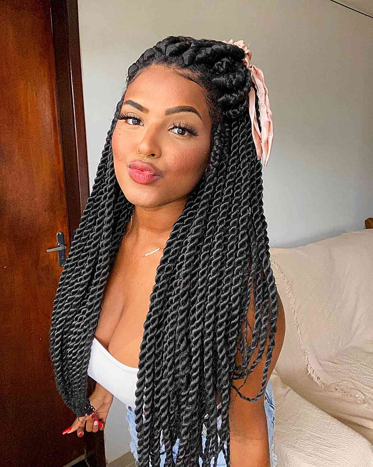 Rope twist braids