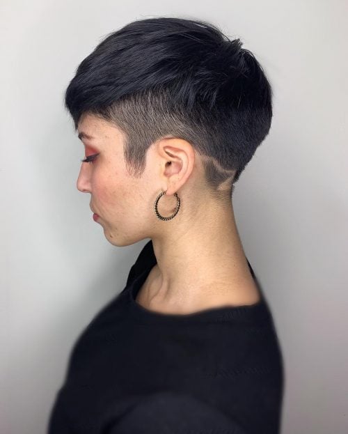 Bold Undercut Hairstyle with Artistic Flair