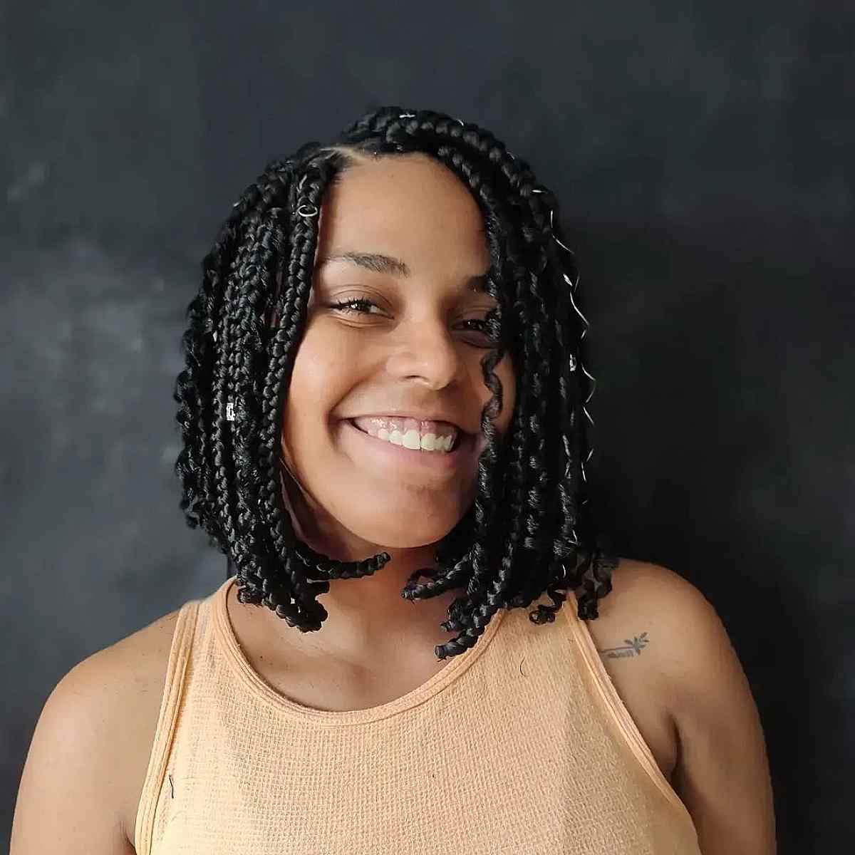Box Braid Hairstyle for the African American Community
