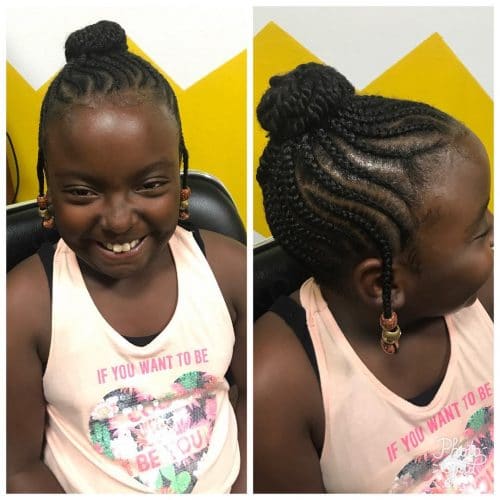 Braided Styles & Twisted Buns hairstyle