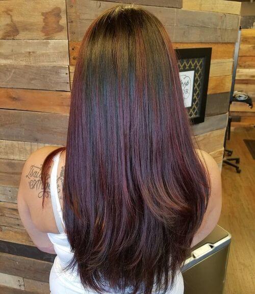 Burgundy Infused with Blackberry Jam Hair Color