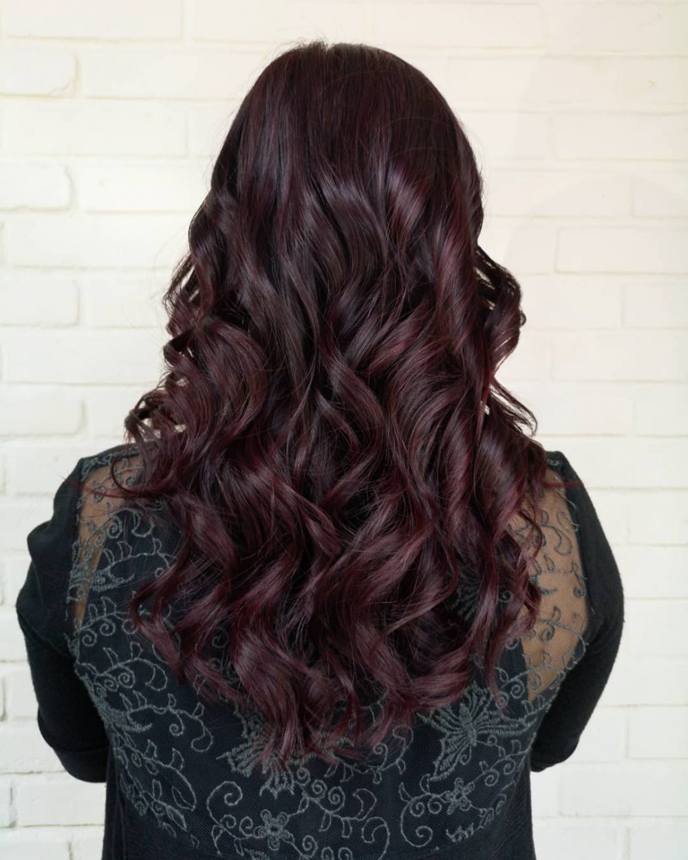 Burgundy Raisin Brown Hair Color