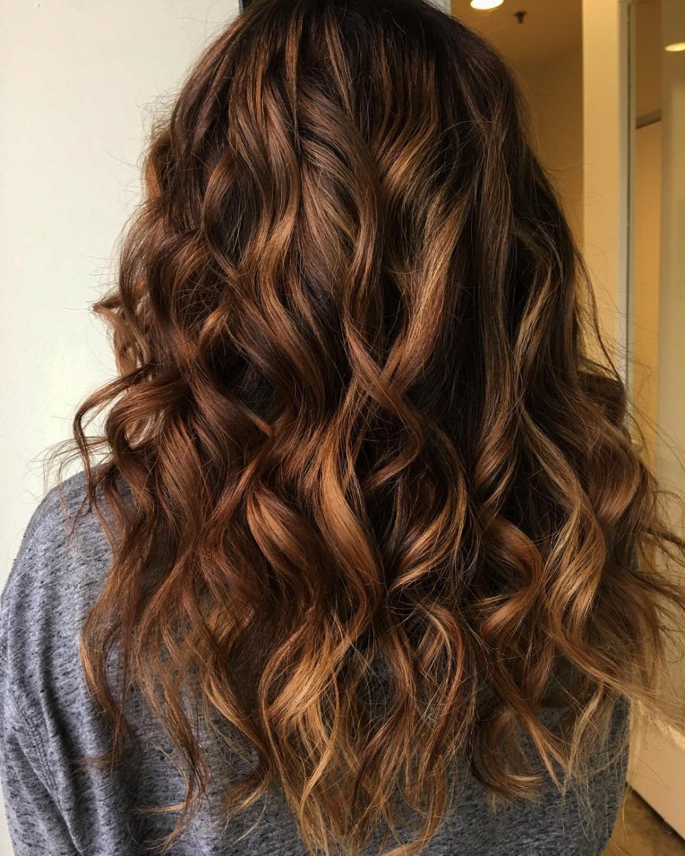 Caramel and Chocolate Blend Hair Color