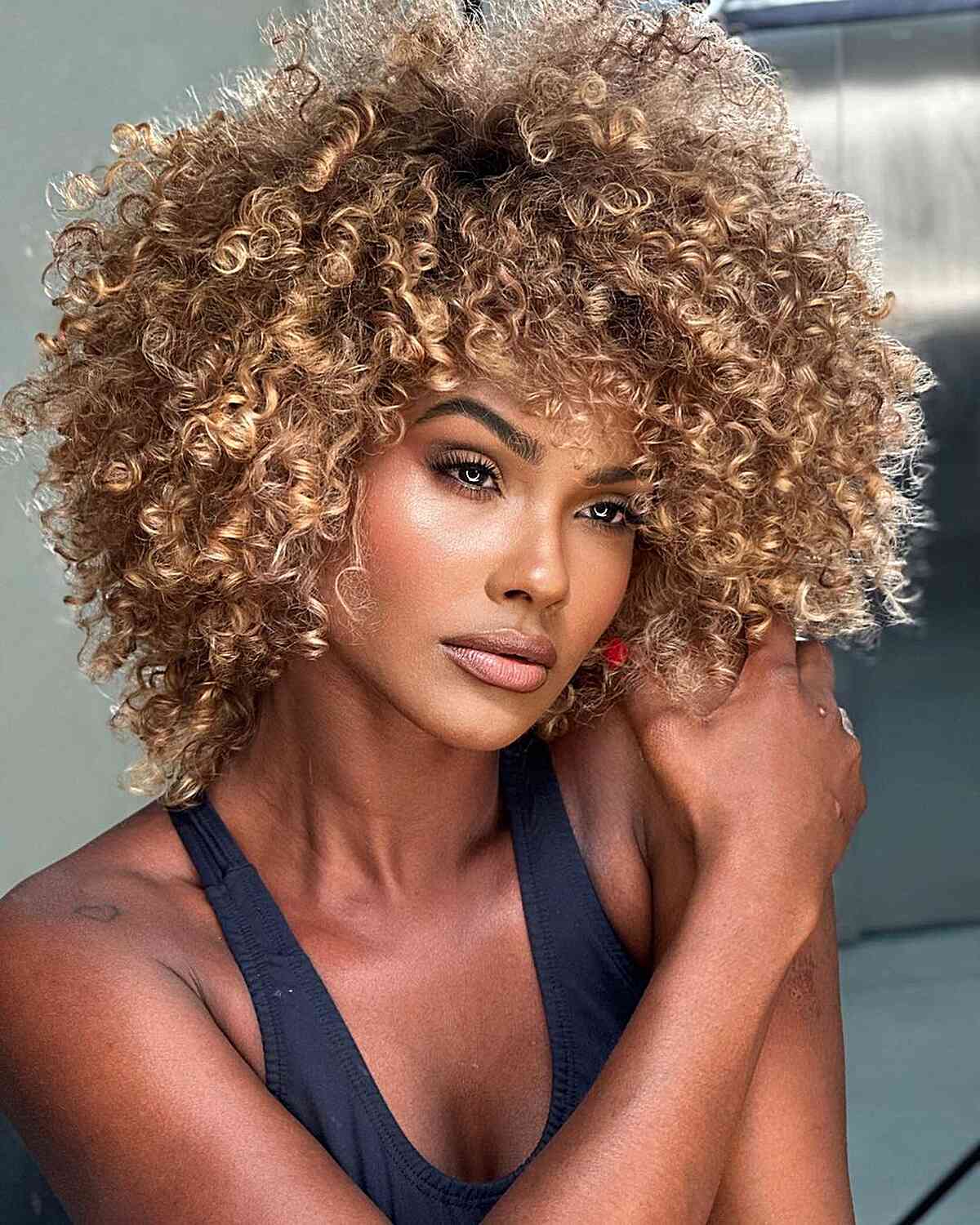 Caramel and Milk Chocolate Natural Curls for Black Women