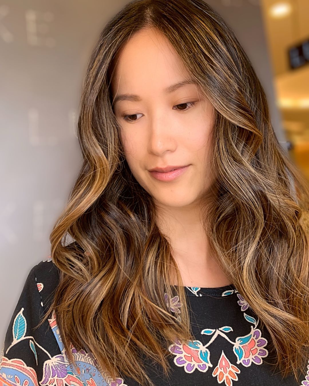 Charming Light Brown Hair with Caramel Highlights