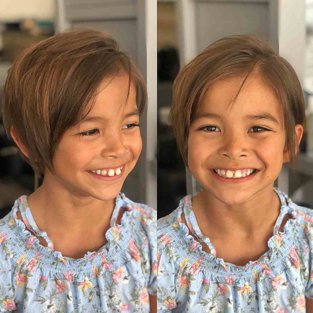 Charming Long Pixie Cut for Young Girls