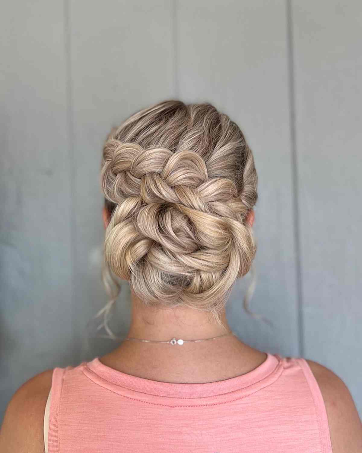 Charming Loose Braid Updo