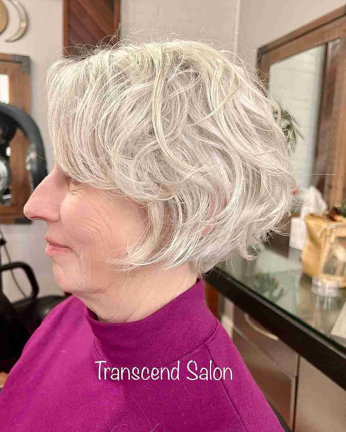 Charming Messy Bixie for Mature Women