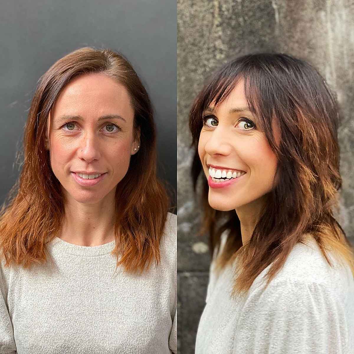 charming messy hairstyle with soft bangs