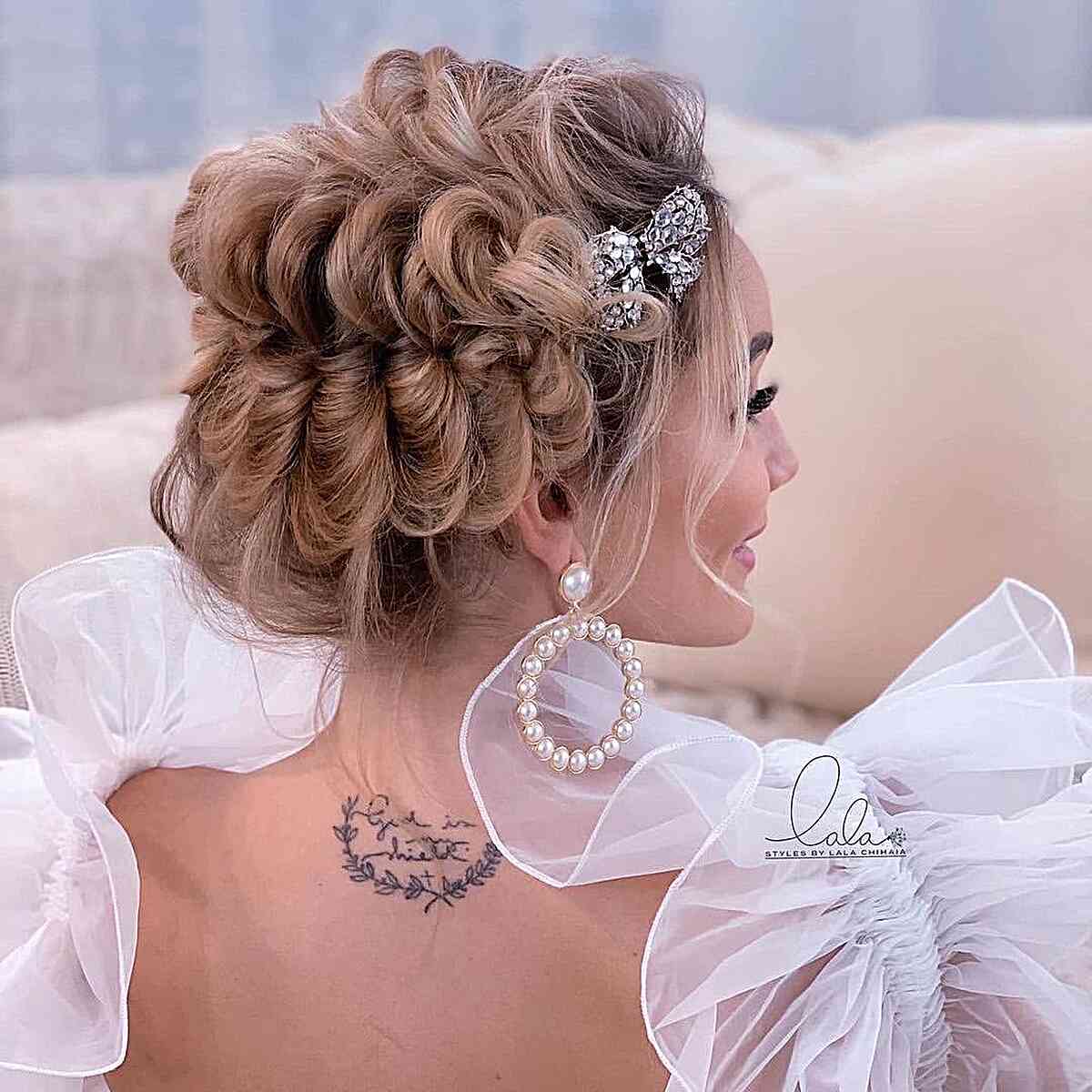 Charming Pull-Through Braided Updo