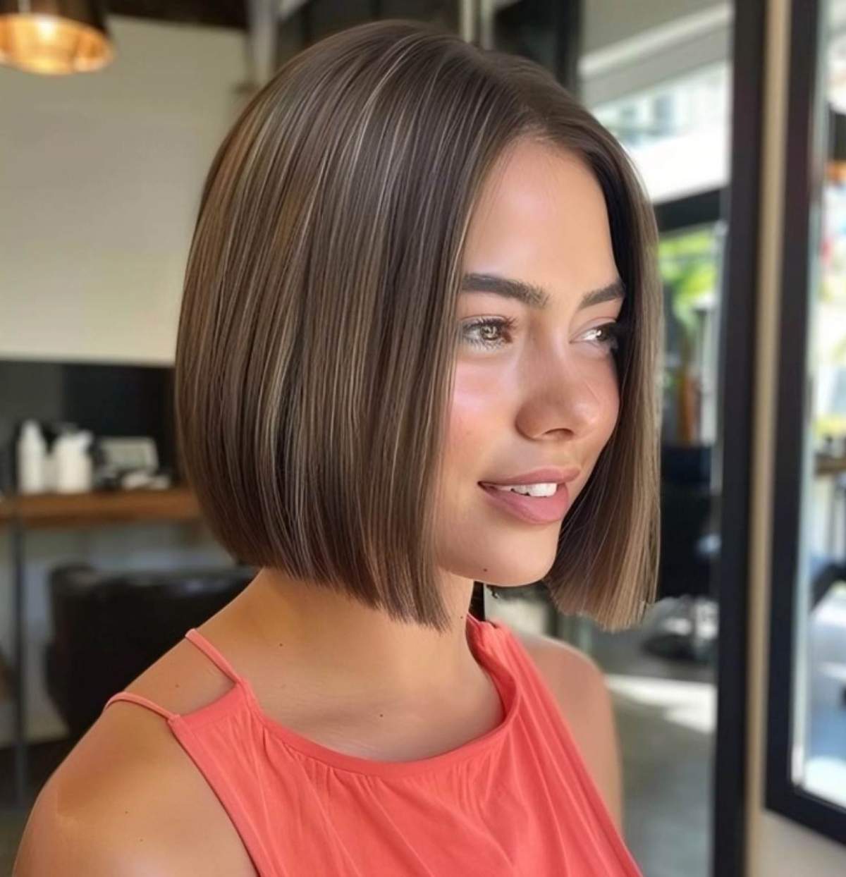 Sleek Short Charming Bob for Women