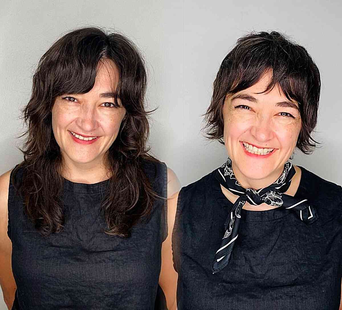 Charming Razor Cut Winged Pixie for ladies with short hair