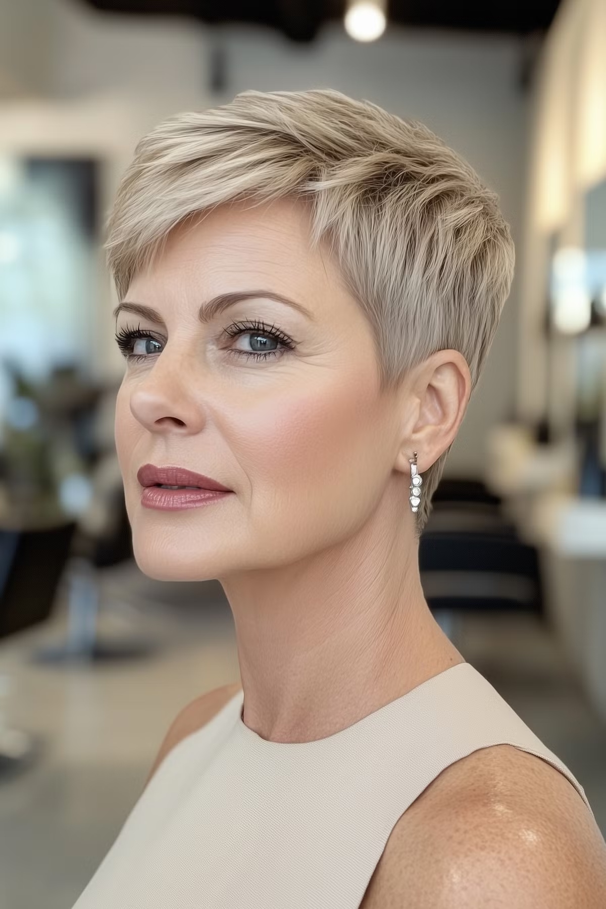 chic and playful pixie haircut