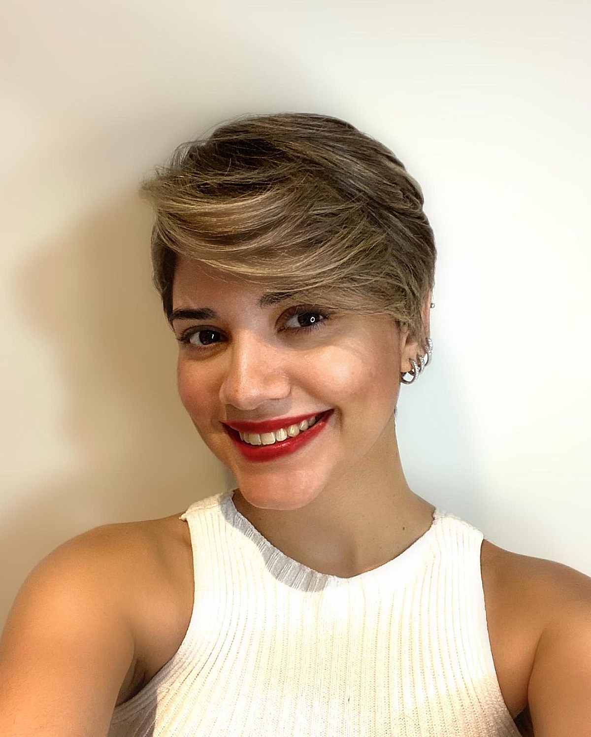 Chic Textured Pixie Hairstyle