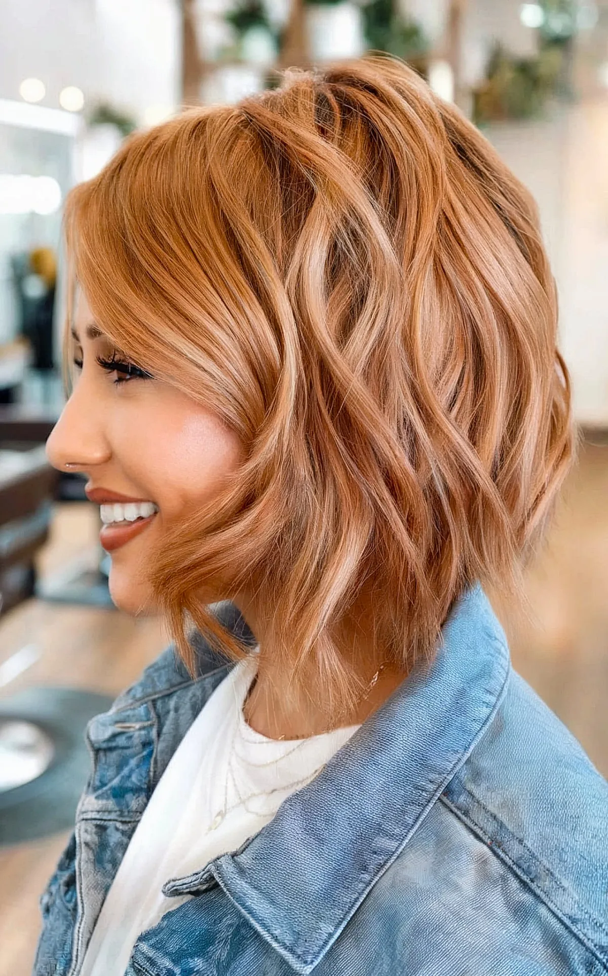 Chic Angled Cut with Effortless Waves