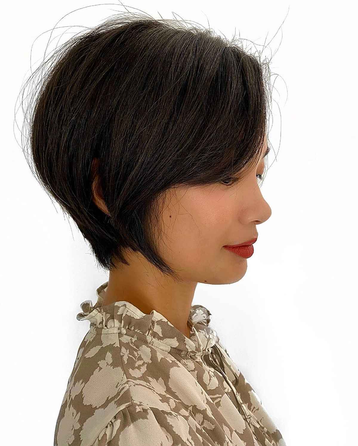 Chic Bixie with Side Bangs